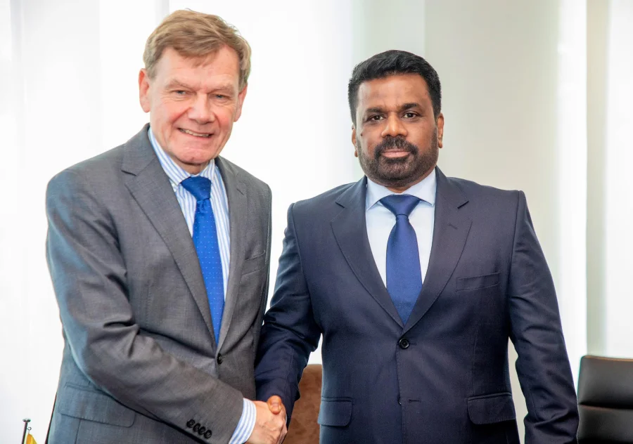 ජර්මානු විදේශ අමාත්‍ය ජොහාන් වඩෆුල් (Dr.Johann Wadephul) මහතා සමඟ