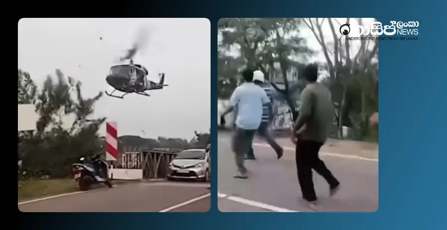 disaster-relief-helicopter-crashes-into-gin-oya-in-wennappuwa-video