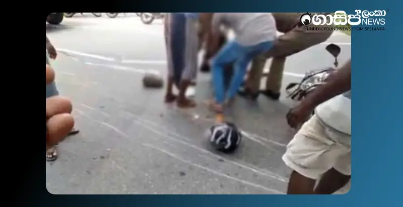 a-woman-dies-in-a-road-accident-at-pamunuwa-junction-on-the-minuwangoda-veyangoda-road