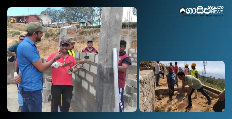 minister-samantha-works-as-a-mason-during-a-shramadan