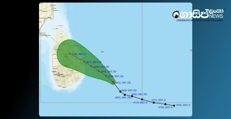the-depression-will-enter-the-island-between-pottuvil-and-trincomalee-in-the-evening
