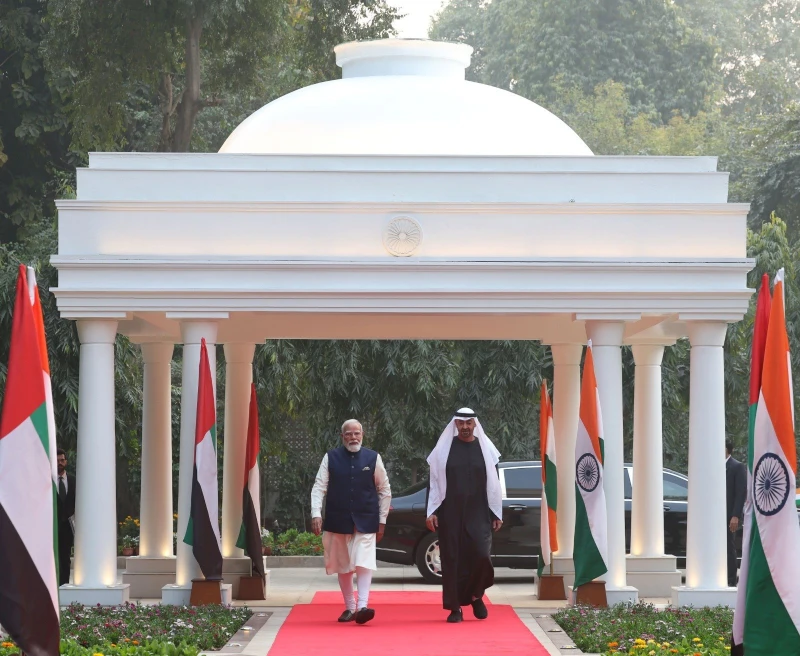 a-short-105-minute-official-visit-to-india-to-meet-uae-president-modi