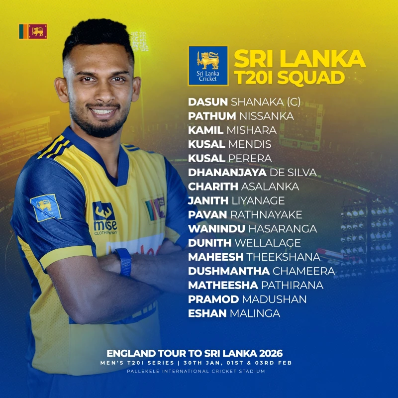 the-sri-lanka-t20-squad-against-england-will-be-named