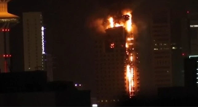 an-iranian-drone-attack-destroys-a-building-in-kuwait