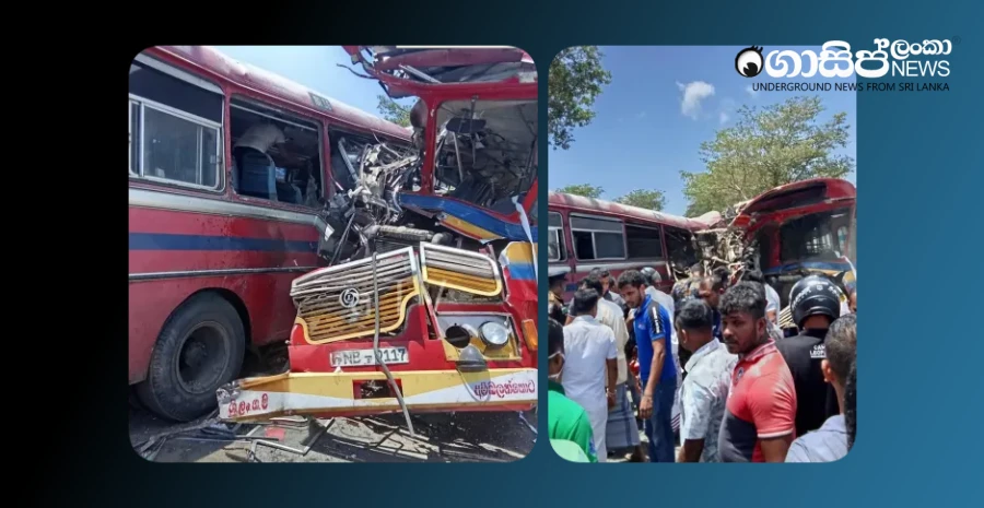 the-two-sltb-buses-that-collided-at-high-speed-in-weeravila-become-the-same-iron-pile---4-dead