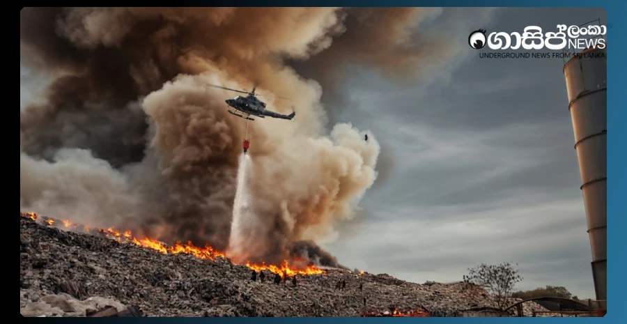 piliyandala-karadiya-garbage-yard-catches-fire