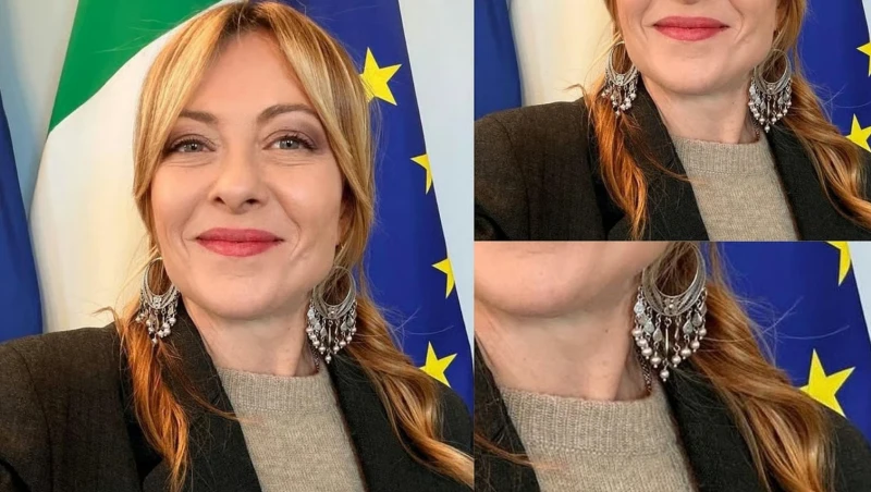 italian-prime-ministers-jhumka-earring-sparks-controversy-in-india