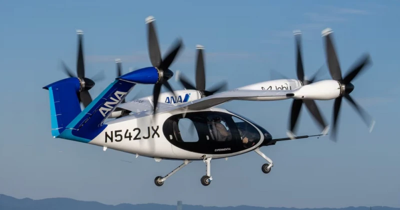 flying-taxis-fly-over-traffic-in-new-york-city