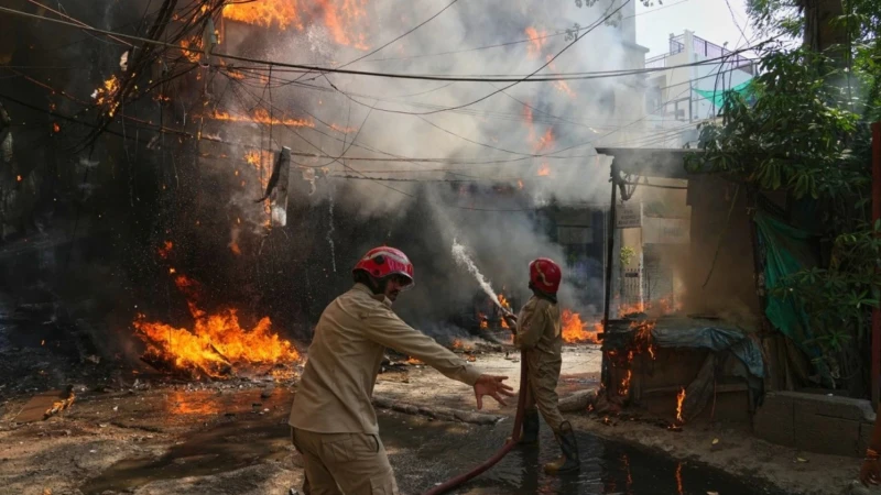 21-people-including-foreigners-died-in-a-fire-in-a-hotel-in-new-delhi