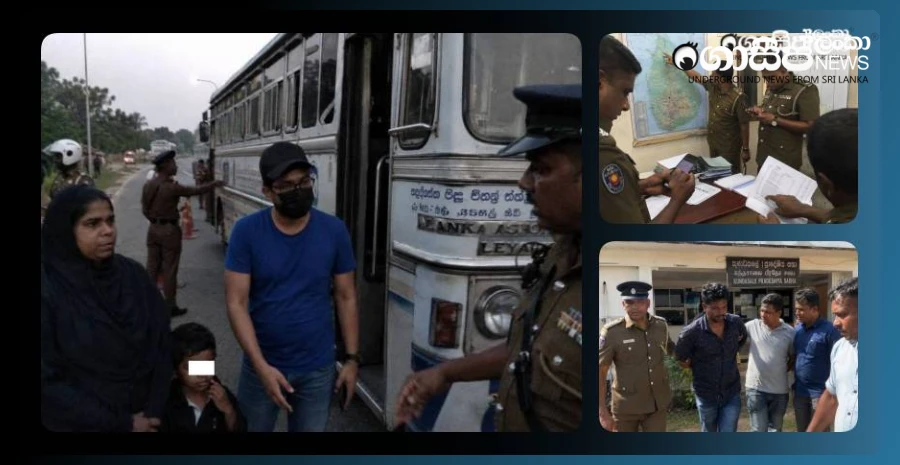 champikas-runaway-bus-landed-at-chavakachchery---a-driver-who-helped-the-escape-was-also-arrested