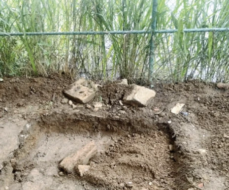 a-suspected-saharan-bunker-was-found-during-a-dengue-clean-up-in-gampola-schools