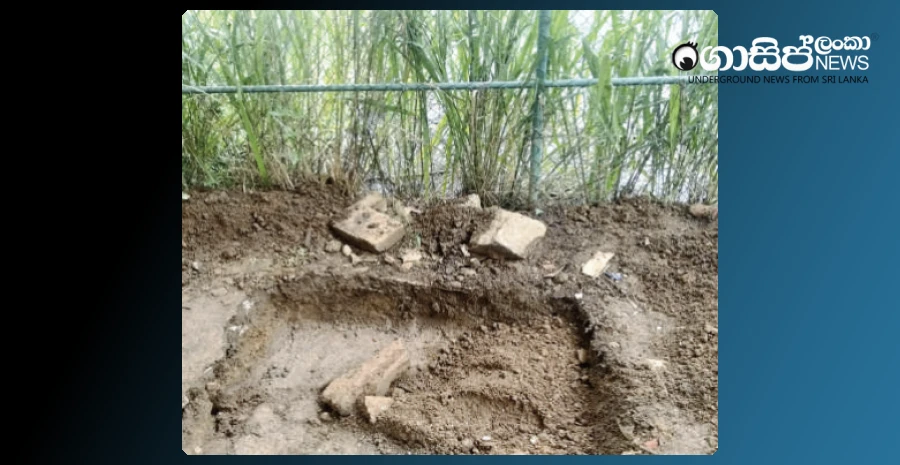 a-suspected-saharan-bunker-was-found-during-a-dengue-clean-up-in-gampola-schools