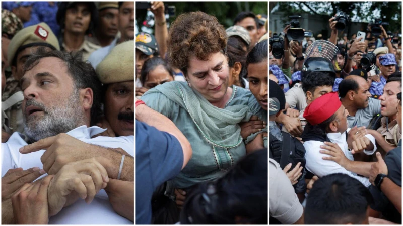 indian-opposition-leader-rahul-gandhi-has-been-arrested-by-the-police-during-a-protest-near-the-official-residence-of-indian-prime-minister-narendra-modi