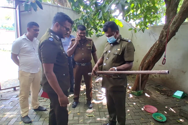 a-firearm-is-found-during-dengue-field-inspection-in-battaramulla