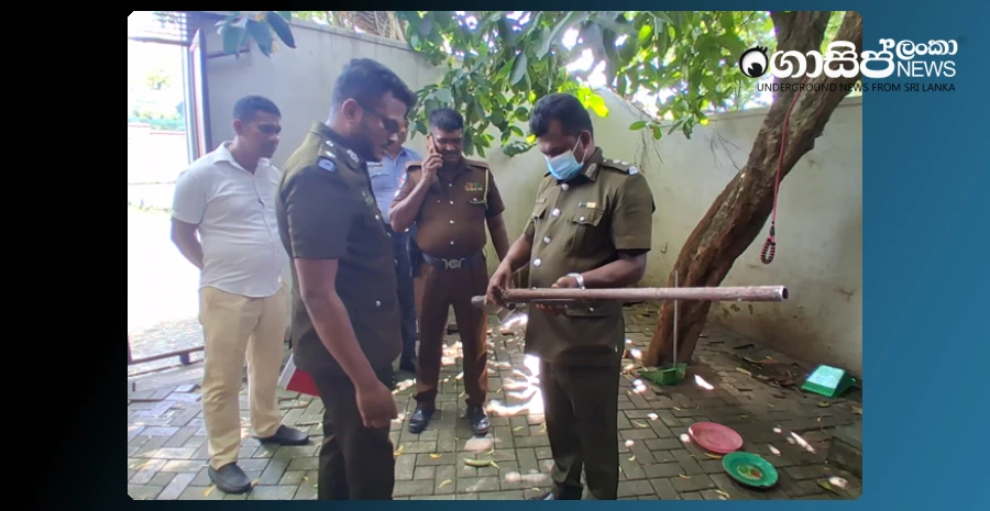 a-firearm-is-found-during-dengue-field-inspection-in-battaramulla