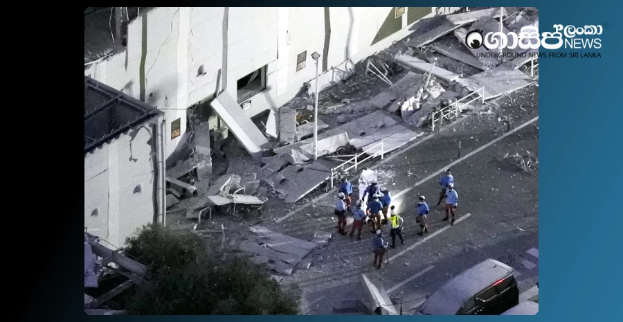 13-confirmed-deaths-from-japan-earthquake---many-people-are-missing-in-a-collapsed-shopping-complex