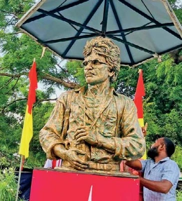 a-bronze-statue-of-former-local-ltte-leader-thileepan-causes-controversy-in-jaffna
