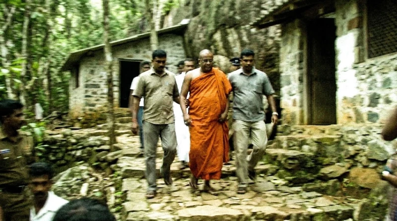 venerable-gnanasara-thero-arrested-while-hiding-in-a-forest-monastery