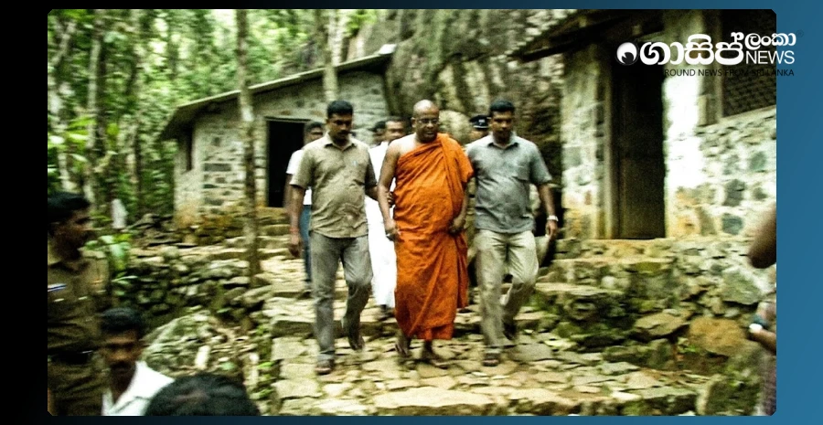venerable-gnanasara-thero-arrested-while-hiding-in-a-forest-monastery