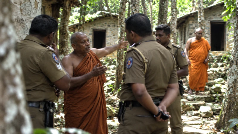 gnanasara-thero-who-had-changed-vehicles-and-gone-into-hiding-in-the-forest-had-changed-his-sim-and-was-hiding-in-another-bed