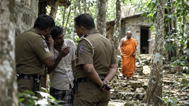 gnanasara-thero-who-had-changed-vehicles-and-gone-into-hiding-in-the-forest-had-changed-his-sim-and-was-hiding-in-another-bed