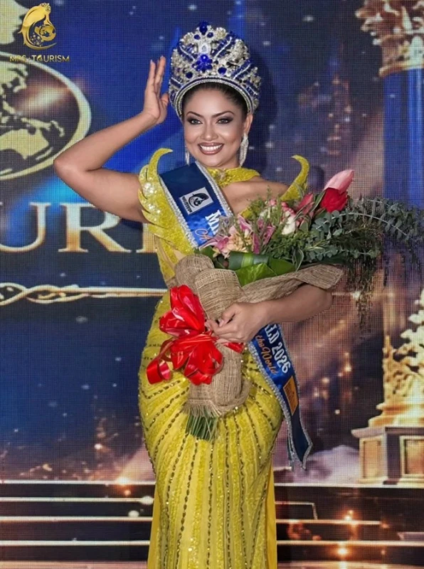 national-tv-presenter-nimesha-crowned-world-travel-married-queen