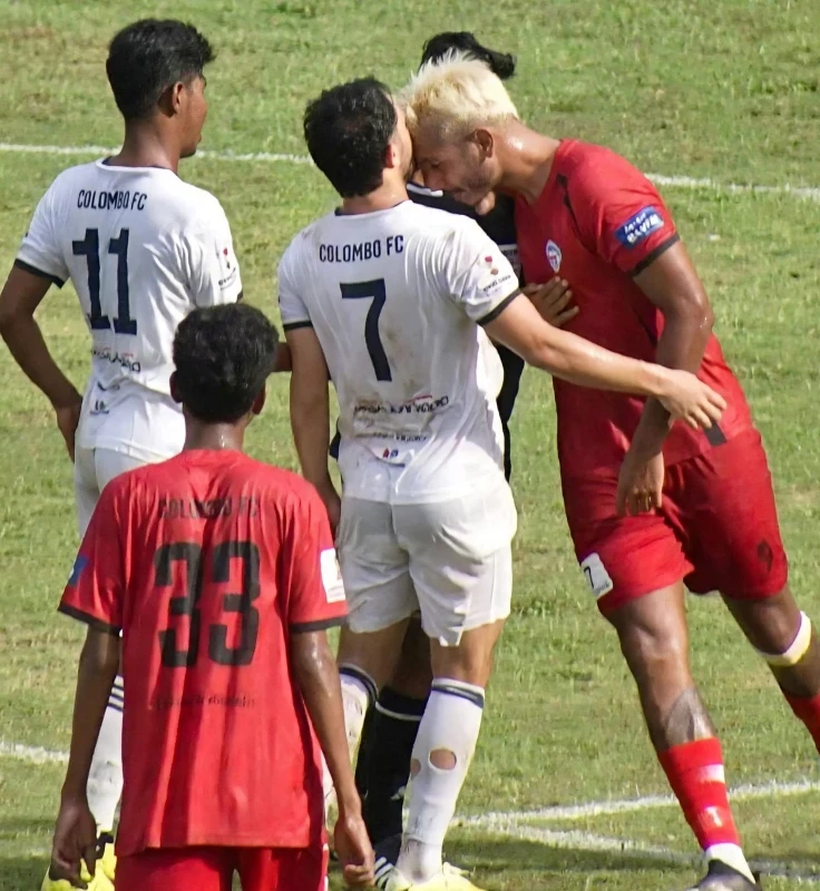 a-tense-situation-during-a-football-match-at-sugathadasa-stadium---police-protection-for-referees